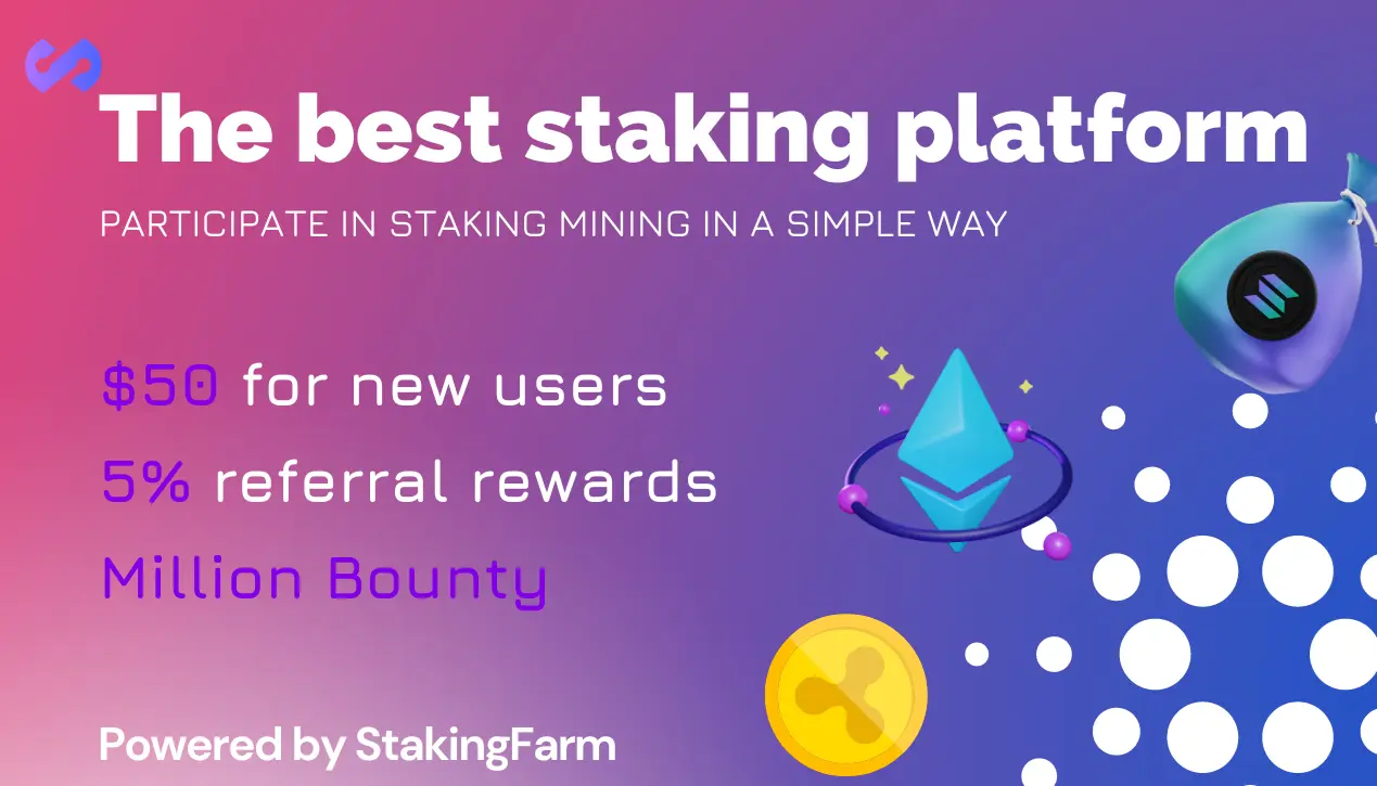 Best Crypto Staking Platform Earn Passive Income Up to 26% with StakingFarm