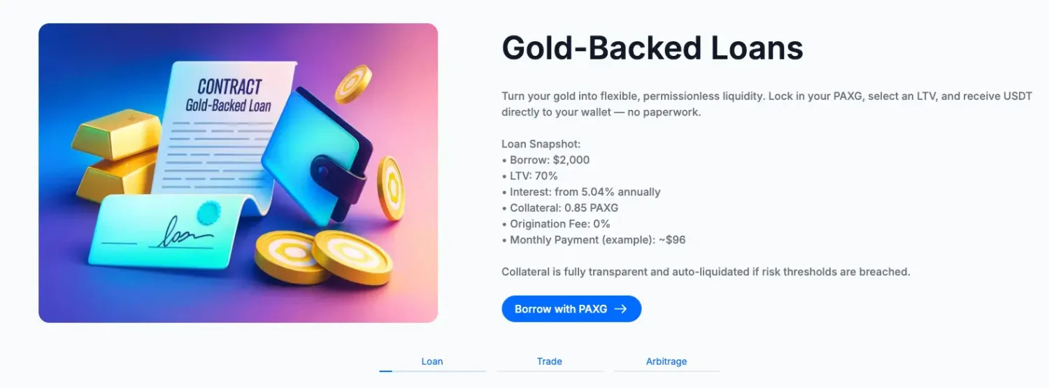 0xArbitrage Launches Decentralized PAXG Trading 